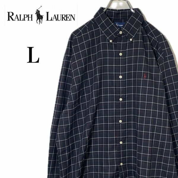 極美品 RALPH LAUREN ラルフローレン シャツ XL～XXL相当