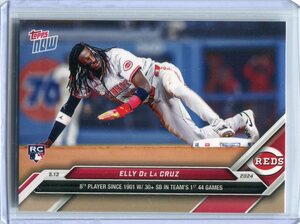 2024 Topps Now Elly De La Cruz #200 RC ベースカード
