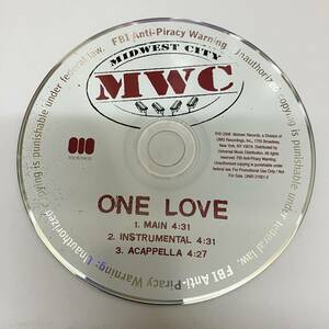 裸57 HIPHOP,R&B MWC - ONE LOVE INST,シングル CD 中古品