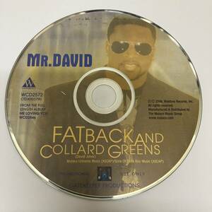 裸57 HIPHOP,R&B MR.DAVID - FAT BACK AND COLLARD GREENS シングル,PROMO盤 CD 中古品