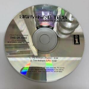 裸57 HIPHOP,R&B SWAY & KING TECH - THE ANTHEM シングル CD 中古品