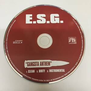 裸57 HIPHOP,R&B E.S.G. - GANGSTA ANTHEM INST,シングル CD 中古品