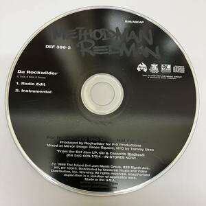 裸57 HIPHOP,R&B METHODMAN / REDMAN - DA ROCKWILDER INST,シングル CD 中古品