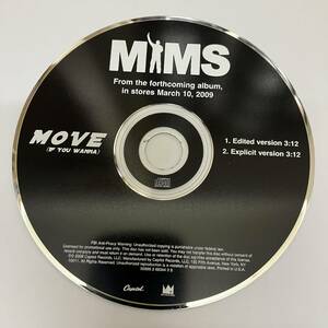 裸57 HIPHOP,R&B MIMS - MOVE (IF YOU WANNA) シングル CD 中古品