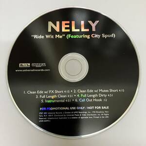 裸57 HIPHOP,R&B NELLY - RIDE WIT ME INST,シングル,PROMO盤 CD 中古品