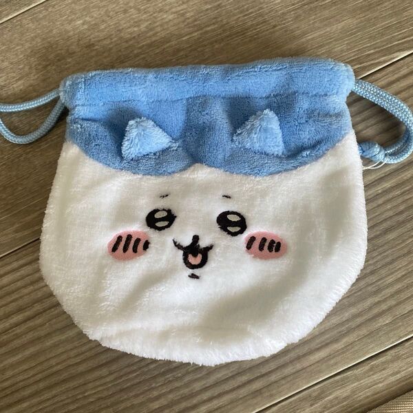 〈新品・未使用〉ちいかわ ハチワレ フェイス巾着