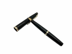 【ヴィンテージ品!!】PILOT パイロット★Elite エリート★ペン先 18K-750 H974★ 万年筆 ブラック ゴールド 文具 文房具 アンティーク