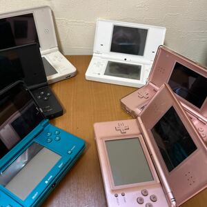 【DS6台セットジャンク扱い】3DS Nintendo DSLL ニンテンドー DS 任天堂 DSまとめ