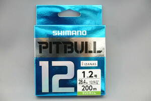  быстрое решение!! Shimano *pitobru12 1.2 номер 200m* новый товар SHIMANO PITBULL