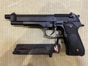  редкость? газовый пистолет Tokyo Marui U.S.M9 длинный barrel custom Beretta производства оригинал box имеется ( осмотр страйкбол пневматическое оружие M9A1 M92F M92FS