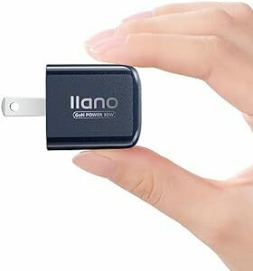 llano 30W PD充電器 (GaN II搭載/超小型急速充電器/USB-C充電器)【PD3.0対応/QC3.0対応/PPS規