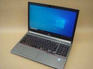 [ Junk PC]③FUJITSU LIFEBOOK E756/P FMVE10004: Intel Core i5-6300U memory 8GB SSD256GB 15.6 type Win10Pro (2100009500100-17)