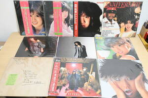 セット439 中森明菜 LP レコード 10枚