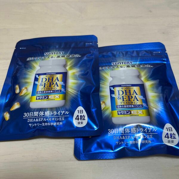 【正規品】サントリー DHA＆EPA＋セサミンEX 2袋セット