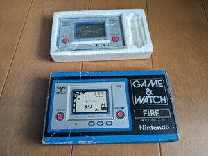 任天堂 Nintendo ゲームウォッチ GAME&WATCH 通電確認済み FIRE ファイア RC-04 難あり