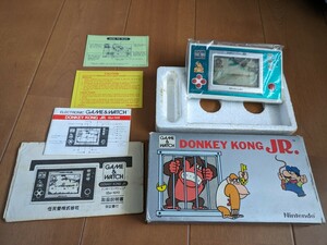 任天堂 Nintendo ゲームウォッチ GAME&WATCH 通電確認済み ドンキーコングJR DONKEY KONG JR. DJ-101 難あり