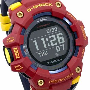 美品 CASIO カシオ G-SHOCK ジーショック G-SQUAD FCバルセロナ Matchdayコラボ 限定 腕時計 GBD-100BAR-4 クオーツ Bluetooth 動作OK