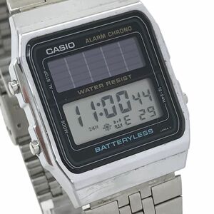 レア CASIO カシオ 腕時計 AL-180 ソーラー チープカシオ チプカシ デジタル アラーム クロノグラフ レトロ ヴィンテージ 動作確認済