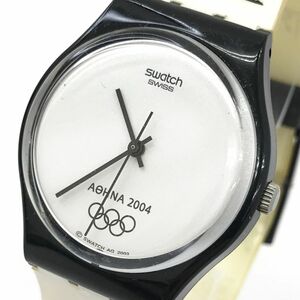 Swatch スウォッチ AOHNA 2004 アテネオリンピック 腕時計 クオーツ コレクション おしゃれ アート イラスト 電池交換済み 動作確認済