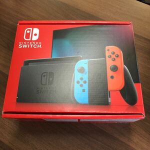 【新品未使用】Nintendo Switch ニンテンドー スイッチ ゲーム機 本体 HAD-S-KABAH 任天堂 Joy-Con ネオンブルー ネオンレッド◆No6548