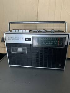 [ operation goods ] National Panasonic Matsushita electro- vessel National Panasonic [RQ-447] 3 band radio-cassette Showa Retro rare radio-cassette 