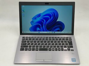 VAIO Pro PG VJPG11 (CPU:Core i5-8250U 1.6GHz/メモリ：8GB/SSD：256GB) 極薄・軽量・高性能！ WEBカメラ / Bluetooth / スピーカー