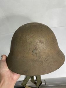  that time thing rare old Japan army iron made helmet iron cap iron helmet war .. army .. rare antique military Army collection Vintage 