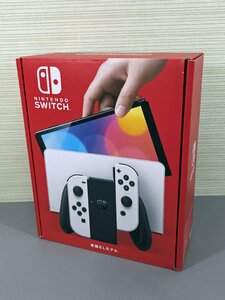 ☆未使用品☆ Nintendo ニンテンドースイッチ Nintendo Switch 有機ELモデル HEG-S-KAAAA　Joy-Con(L)/(R) ホワイト （11124043006392MI）