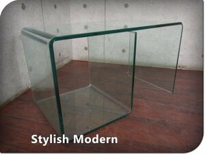 ■美品■高級■Stylish Modern/スタイリッシュモダン■glass/ガラス■収納付き■センターテーブル■smm9090m