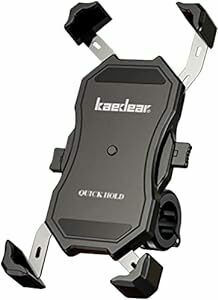 Kaedear(カエディア) バイク スマホホルダー バイク用スマホホルダー 携帯ホルダー 振動吸収 マウント 対応 スマホ スタ