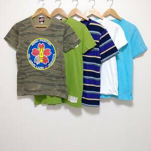 お得!!【まとめ売り】半袖 Tシャツ 5着 セット ビームス フランクリンマーシャル ゼロファイター アメカジ古着 メンズ サイズ S /T-171j