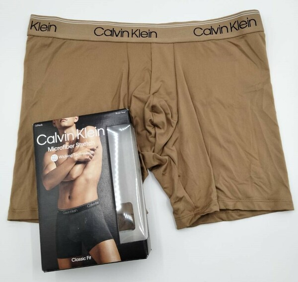 【Sサイズ】Calvin Klein(カルバンクライン) ボクサーパンツ ゴールド 1枚 メンズボクサーパンツ 男性下着 NB2570