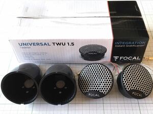 FOCAL フォーカル ツイーター TWU1.5 美品 ネットワーク変更(写真3参照) 付属のネットワーク マウント ネジ等、付属品全て有 ヤマト便発送