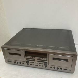 YAMAHA Yamaha twin cassette deck KX-T950 sound equipment electrification verification OK junk treatment /Y062-28