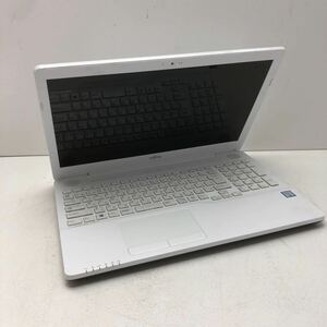 【完全ジャンク】起動OK FUJITSU LIFEBOOK AH50/X Core i7-6700HQ 2.6GHz 4GB HDD1TB DVDマルチ 15インチ 画面破損 充電可能 06041448