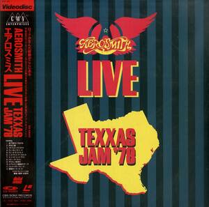 B00181073/LD/エアロスミス「Aerosmith Live Texxas Jam 78 (1989年・35LP-133・ハードロック)」