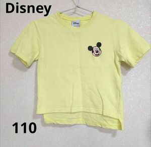 Disney ミッキー Ｔシャツ トップス 韓国 子供服 イエロー 半袖　 半袖Tシャツ　黄色　ミッキーマウス