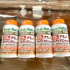 消費期限2026 〜　ディアナチュラ ストロング 39種　マルチビタミン&ミネラル　50日分×4本　新品未開封　