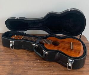 [ очень красивый товар ]KAMAKAka мака CONCERT концерт укулеле HF-2 струнные инструменты made in Гаваи музыкальные инструменты с футляром 