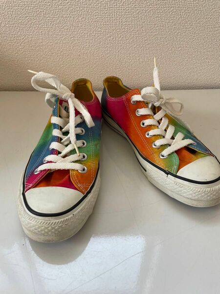 Coverse ALL STAR コンバース レインボー柄 23.5cm