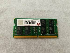 【 ノートPC用メモリ】 Transcend 8GB (8GB×1枚組) DDR4-2133 PC4-17000 260ピン ②