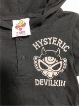 ヒステリックミニ ヒスミニ デビル HYSTERIC DEVILKIN 長袖 ロンパース ベビー服 ブラック_画像2