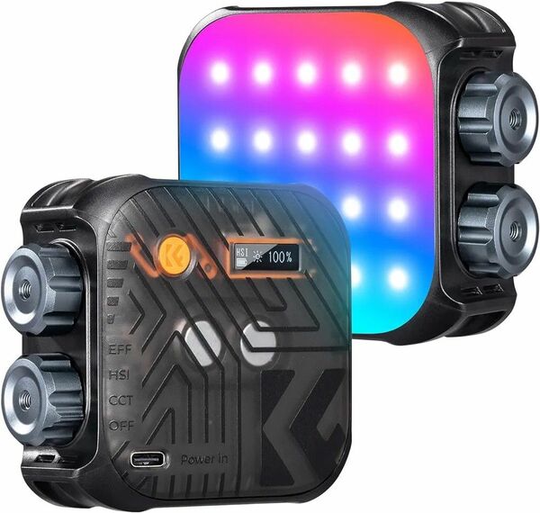 Concept ビデオライト 小型 照明 撮影用ライト 補助照明 カメラライト ledカメラビデオライト
