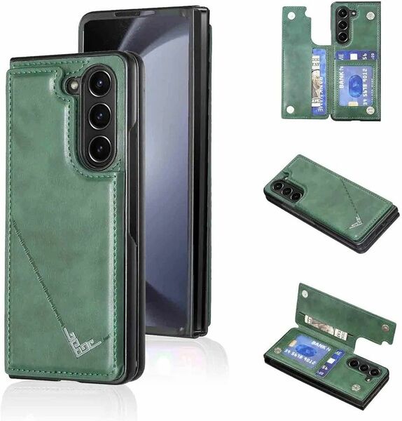 SAMSUNG Galaxy Z Fold5 SCG22 au SC-55D docomo 用 背面 カードケース 手帳型 