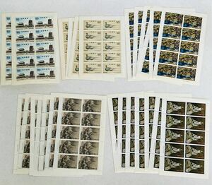  national treasure series stamp seat /50 jpy ×10 surface × total 27 seat face value total 13500 jpy minute collection 