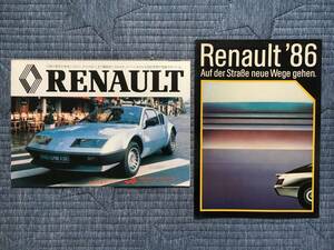  Renault catalog alpine A310*V6 turbo *5*9*11*18*25*fegoes Pas day britain automobile 