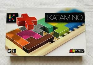 KKATAMINO　カタミノ　パズル　ボードゲーム　木製　脳トレ・ゲーム　ルールブック付き　3～99才対象　GＩGAMIC フランス