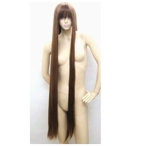 ( free shipping ) spoiler ng cosplay wig (ps-120TF Brown tea wig net attaching ) wig Halloween ... fancy dress Mai pcs kos player 