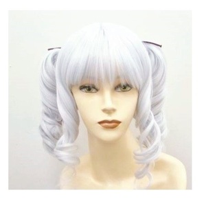 ( free shipping )tsu Inte -ru cosplay wig (TW-R light silver wig net attaching ) wig Halloween komike... fancy dress Gothic and Lolita meido