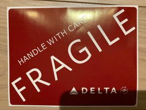  not for sale * Delta Air Lines Fragile sticker breaking thing sticker * new goods 
